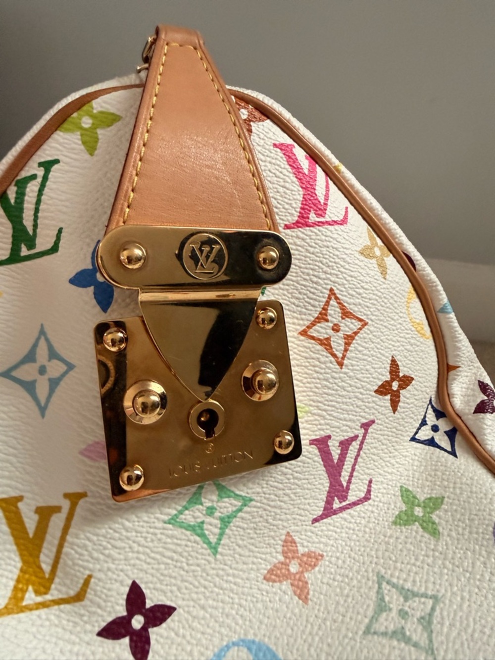 AUTH Limited Edition Louis Vuitton Multicolor Murakami Speedy - Picture 14 of 16